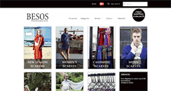 Desktop Screenshot of besosscarves.com